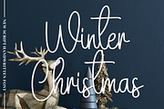 Winter Christmas | Script Font, a Script Font by Scratchones (Thumbnail 1 of 6)
