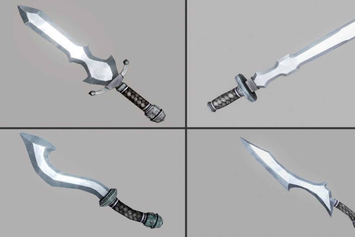 Fantasy Melee Weapons Collection, an Object 3D Model by GamePoly (Photo 5 of 44)