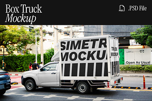 Truck Mockup, an Advertising Mockup by Simetrica Labs