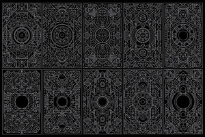 10 Playing card vector design