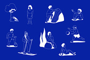 Children - Vector illustration pack, a Person Illustration by Cami Draws (Thumbnail 4 of 9)
