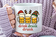 Christmas Beer Mug Sublimation, an Illustration by CraftArtStudio (Thumbnail 3 of 4)