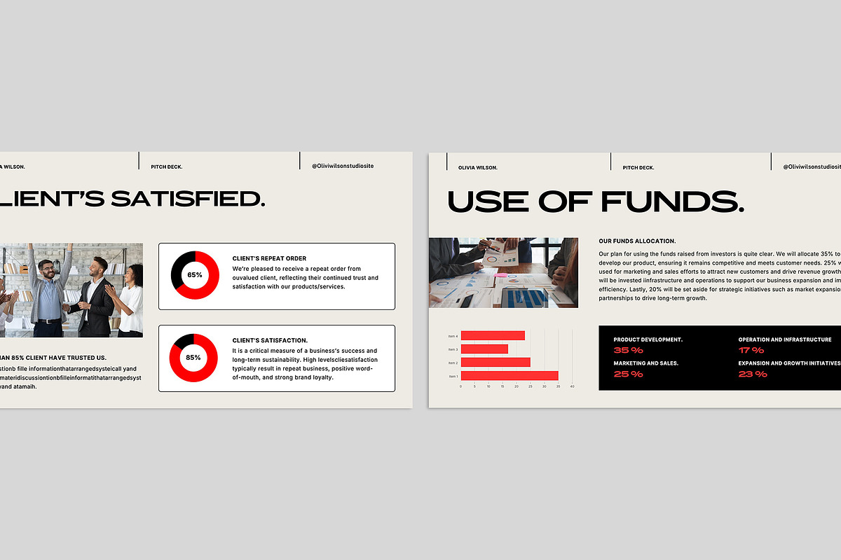 Pitch Deck Presentation, a Presentation Template by Occy Design (Photo 6 of 8)