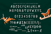 Snow Lits Christmas Holiday Display, a Font by Cloverons (Thumbnail 13 of 13)