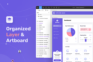 Queezy Dashboard - Quiz Dashboard UI