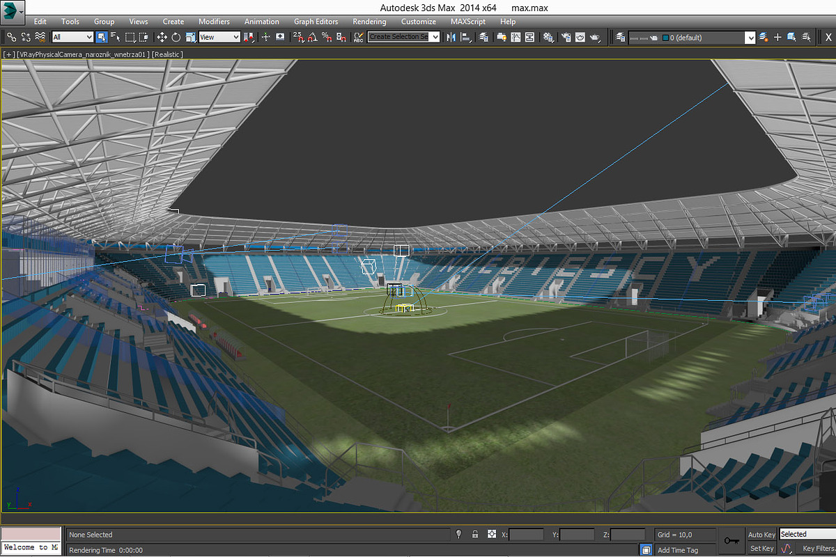European Soccer Stadium, an Architecture 3D Model by VisualCG (Photo 3 of 3)