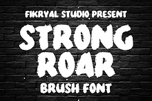 Strong Roar – Brush Font