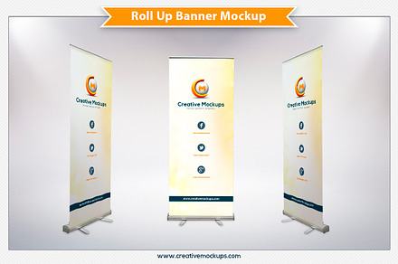 Roll Up Banner Mockup