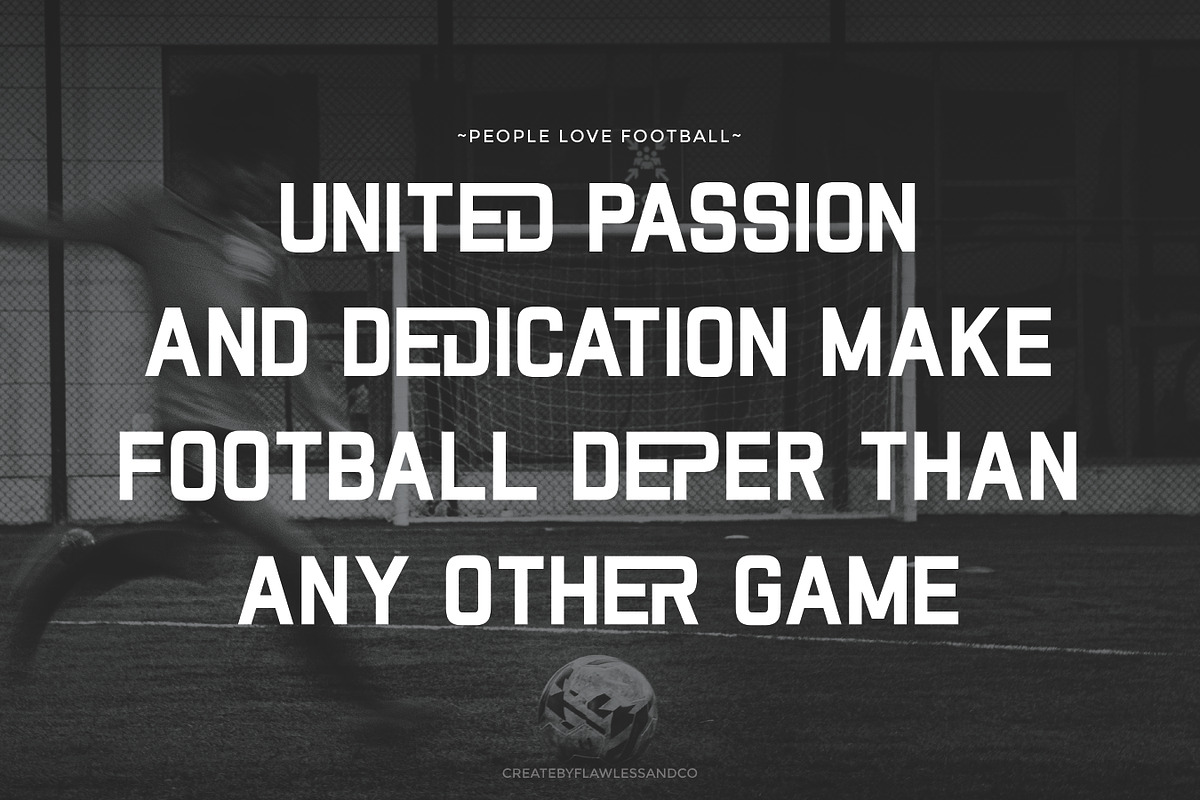 Gridiron - Sport Display Font, a Font by Flawless And Co (Photo 3 of 10)