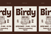SFC Grina - Chunky Display Font, a Sans Serif Font by Skilline Supply Co. (Thumbnail 7 of 8)