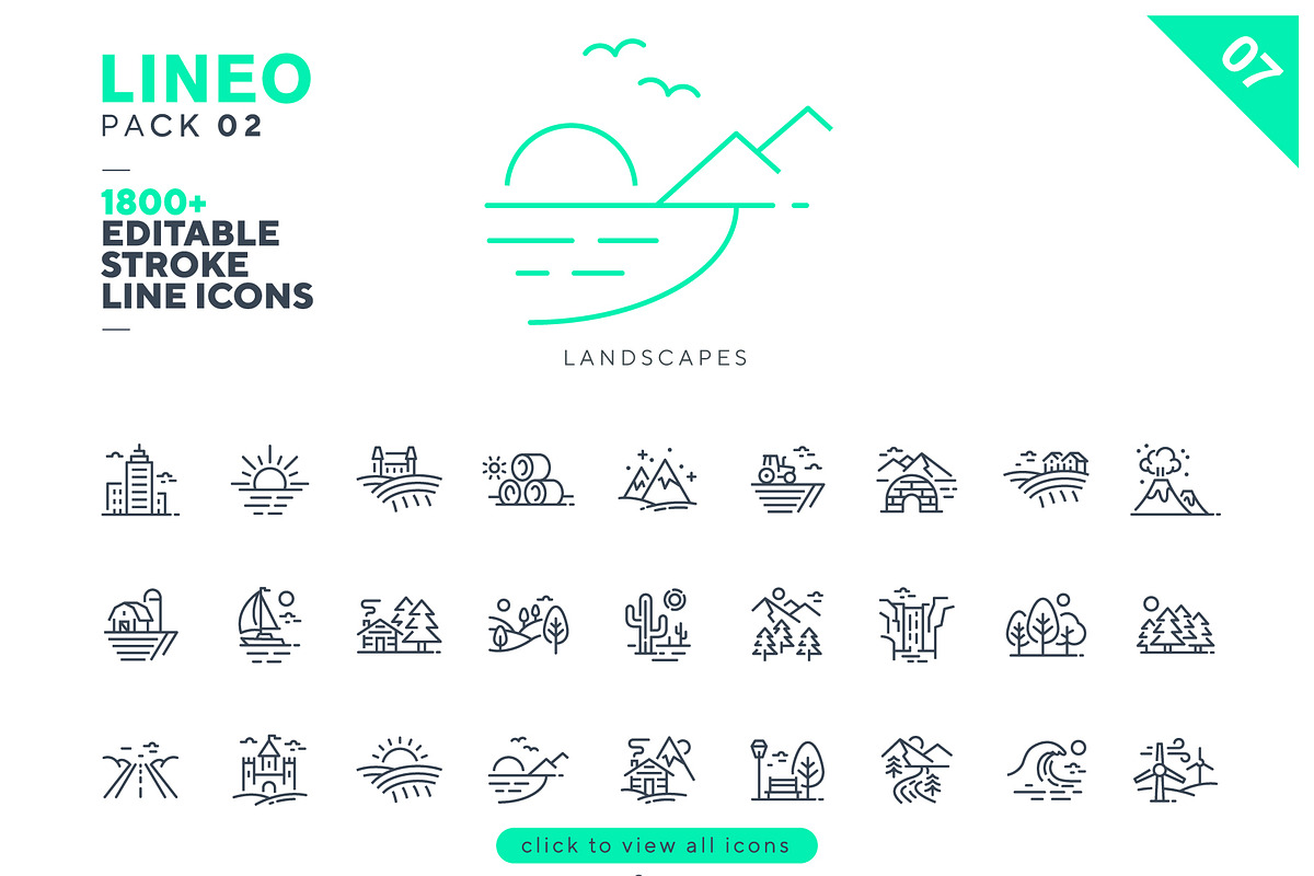 LINEO 2 - 1800+ icons, an Icon by sharpnose (Photo 12 of 14)