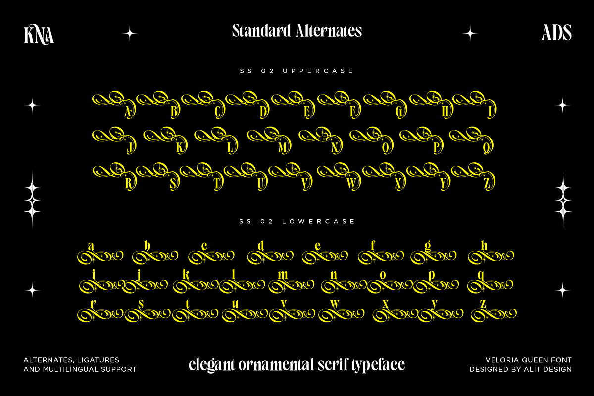 Veloria Queen Typeface, a Serif Font by alit design (Photo 5 of 20)