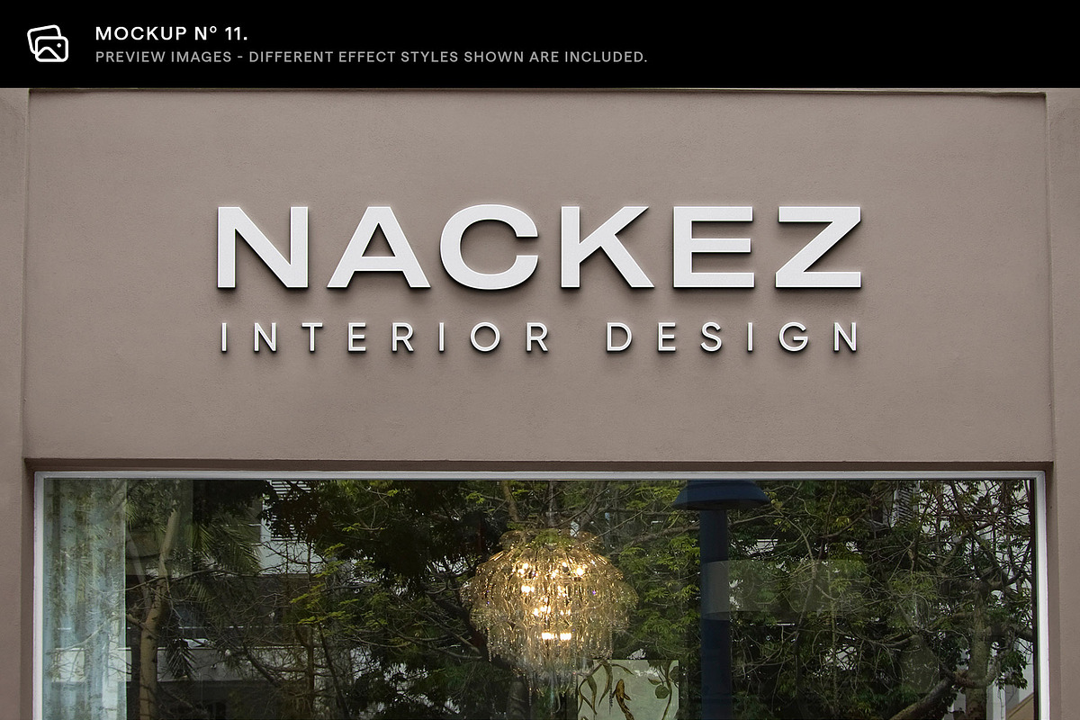 30 Signs & Facade Logo Mockups - V4, an Advertising Mockup by Asylab (Photo 18 of 38)