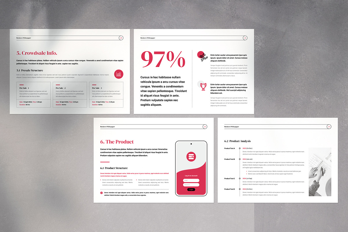 White Paper | Canva, Word, InDesign, a Brochure Template by Orcshape Studio (Photo 9 of 16)