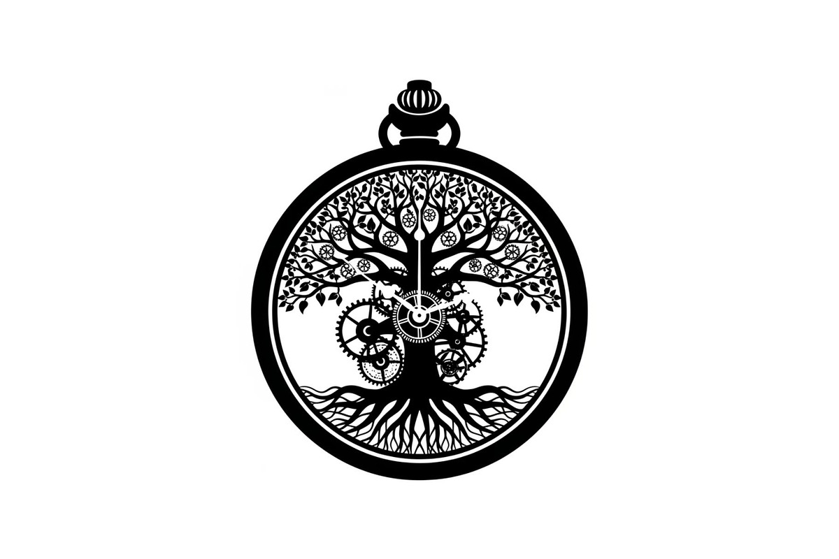 Steampunk Tree of Life Symbol Bundle, an Illustration by yasushie (Photo 22 of 31)
