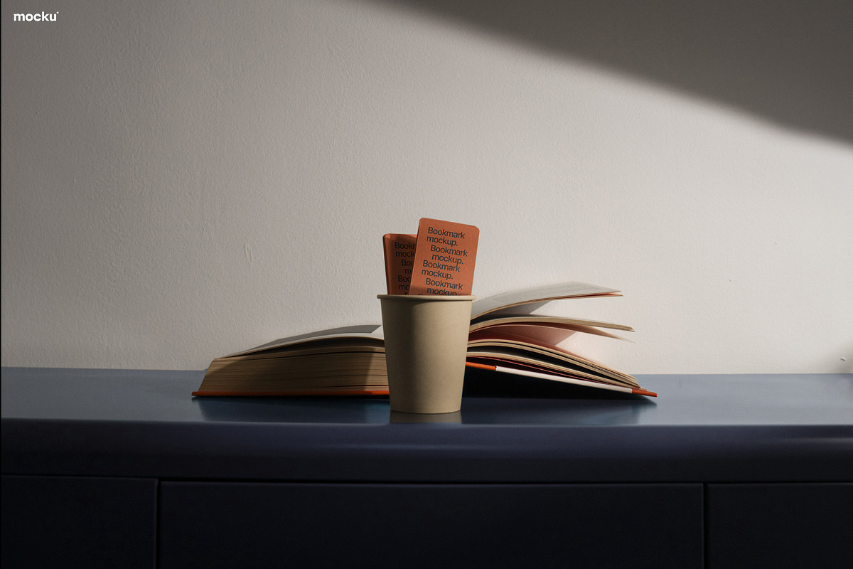 Bookmark Mockups Set, a Books & Magazine Mockup by Mocku (Photo 5 of 15)
