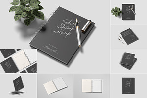 School Notebook Mockup