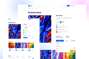 Item Details Page 3 IN 1 UI KIT