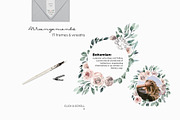 -50% MODERN BOHO: watercolor floral, an Object Graphic by Lana Elanor (Thumbnail 5 of 12)