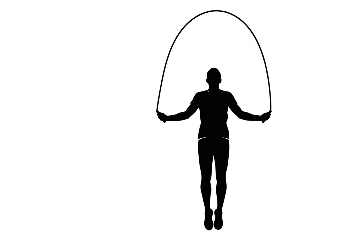 An energetic Jump Rope Silhouette, an Illustration by Amazin_art (Photo 29 of 31)