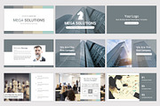 Mega Solutions PowerPoint Template, a Presentation Template by SlideOne (Thumbnail 4 of 14)