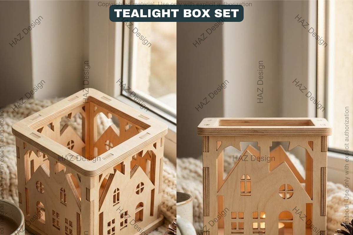 Laser Christmas Lantern Templates, a Graphic by AtacanDigital (Photo 6 of 13)
