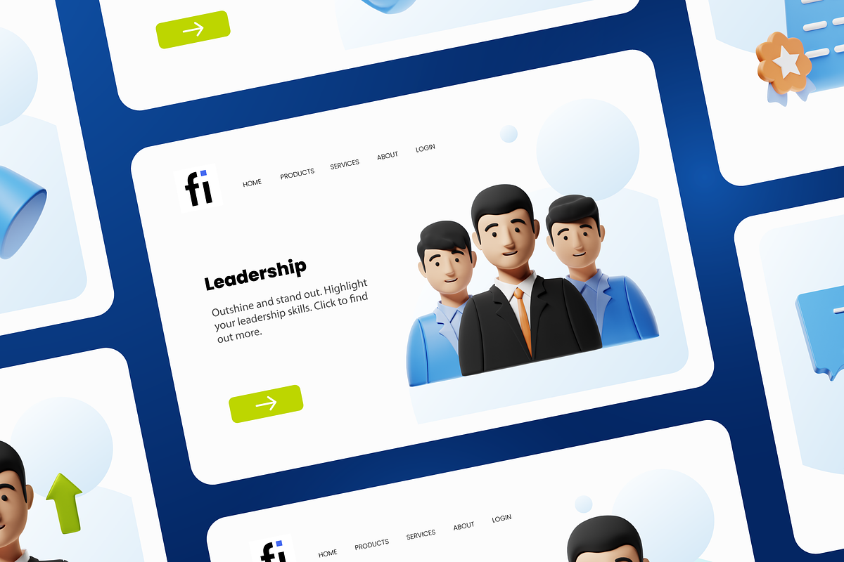 3D Resume Icons, an Object 3D Model by Flat Icons (Photo 5 of 8)