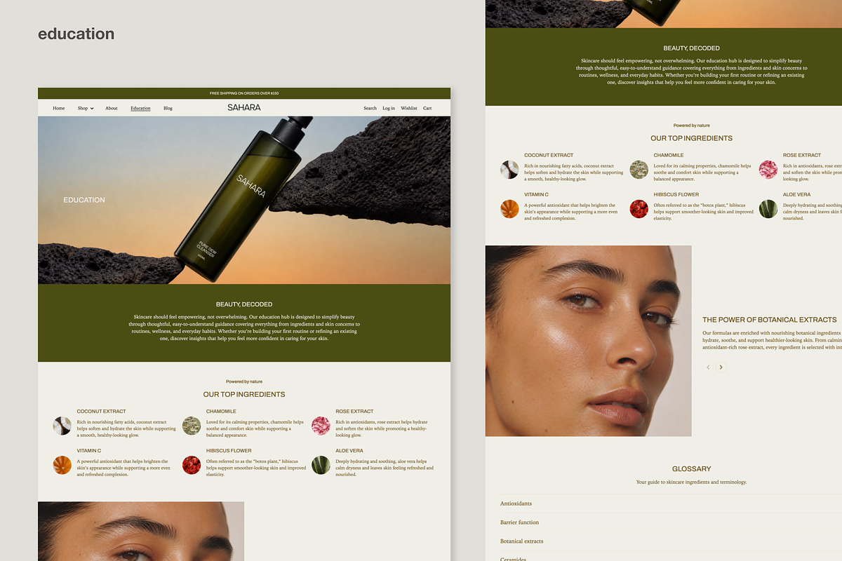 SAHARA 2.0 | Shopify Theme, a Shopify Template by Studio Mayde (Photo 6 of 9)