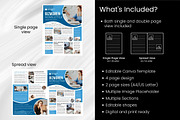 Businesswoman Canva Newsletter, an Email Template by PixelCraft (Thumbnail 6 of 15)