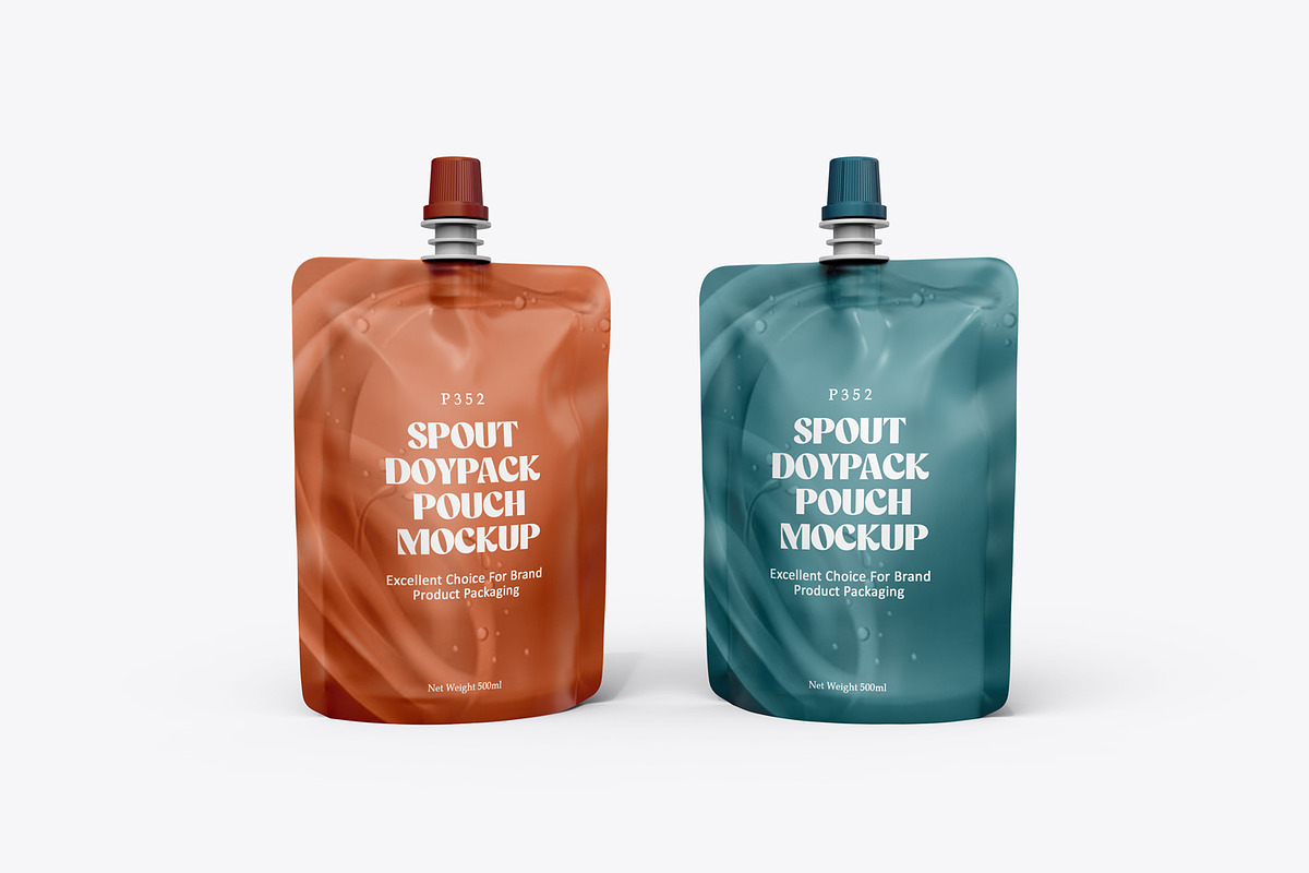 Spout Pouch Packaging Brand Mockup, a Packaging Mockup by Ram Studio (Photo 13 of 14)
