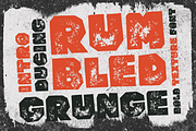 Rumbled Grunge - Bold Vintage Textur, a Font by PutraCetol Studio (Thumbnail 1 of 5)