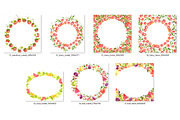 Fruit wreaths and frames, a Food Illustration by Evgeniia Zagreeva (Thumbnail 2 of 3)