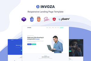 Invoza - Angular 10 Landing Page Tem