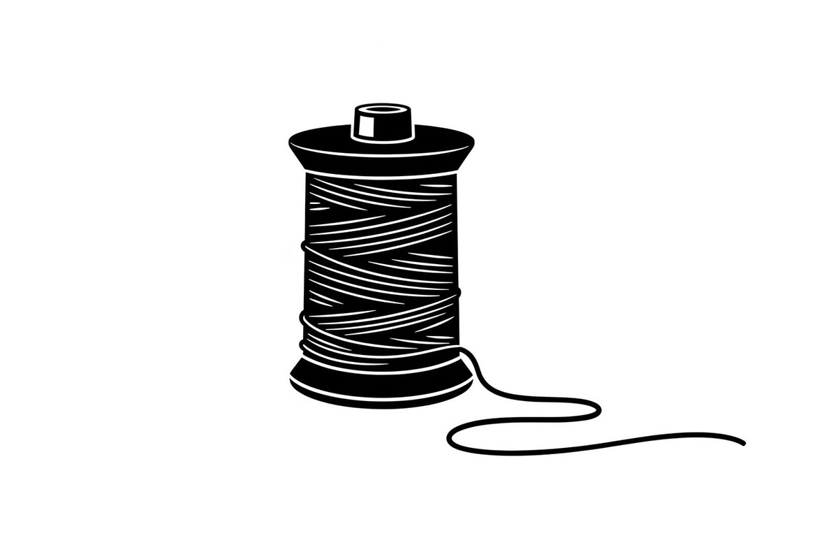 Sewing Thread Spool Silhouette, a Graphic by hafijul (Photo 2 of 11)