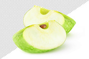 Slices of green apple, an Object Graphic by Fruits+Veggies (Thumbnail 5 of 9)