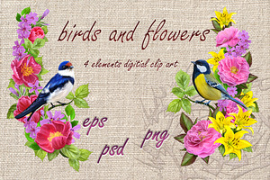 World of birds and flowers Part3