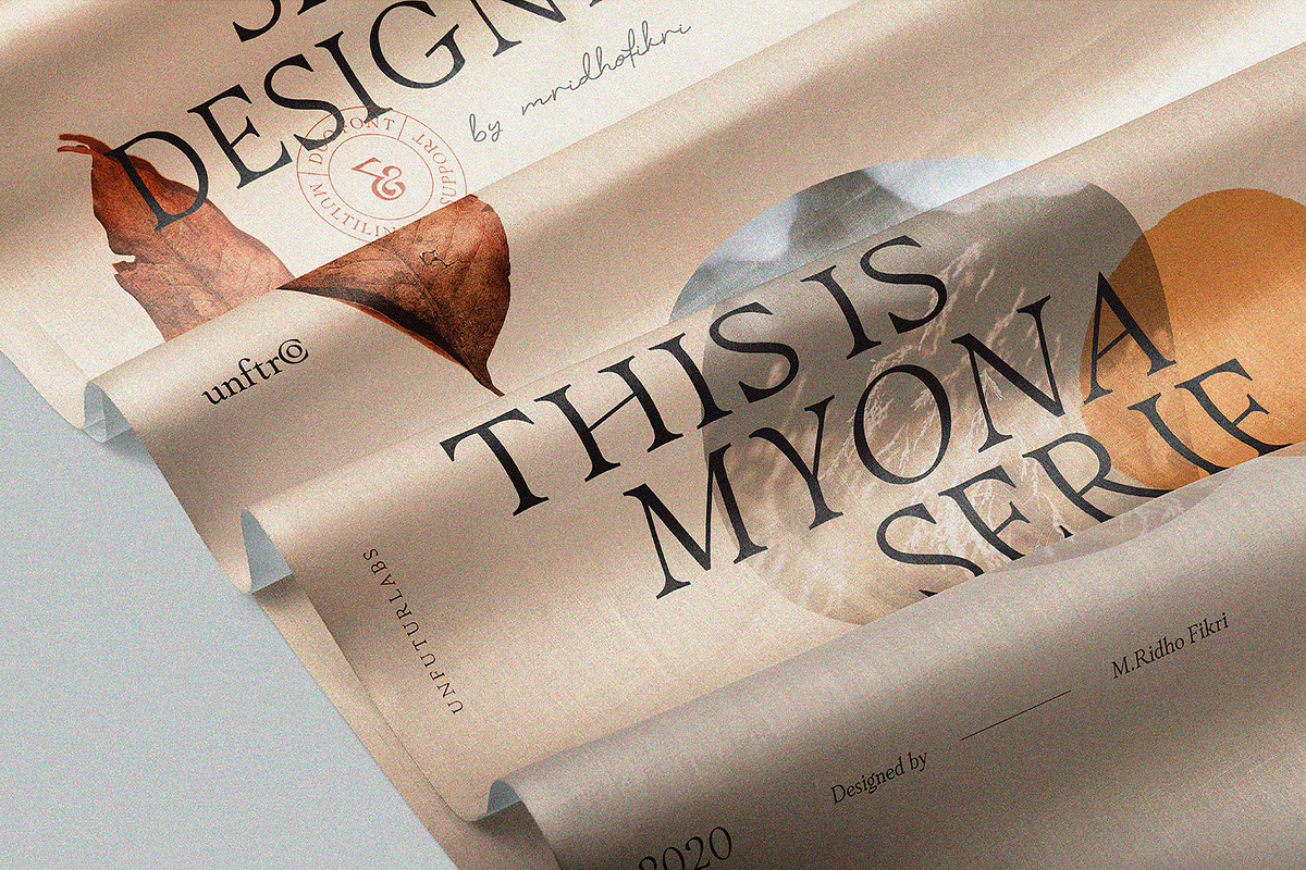 Myona Serif & Elfani Script + Extra preview 3