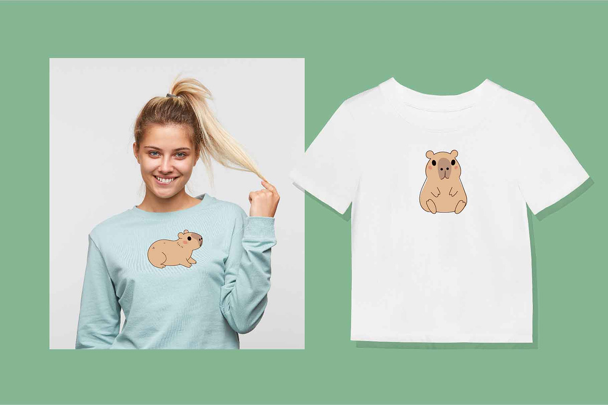 Cute Capybara Animal Funny Character, a Graphic by Imaginary Party (Photo 3 of 7)