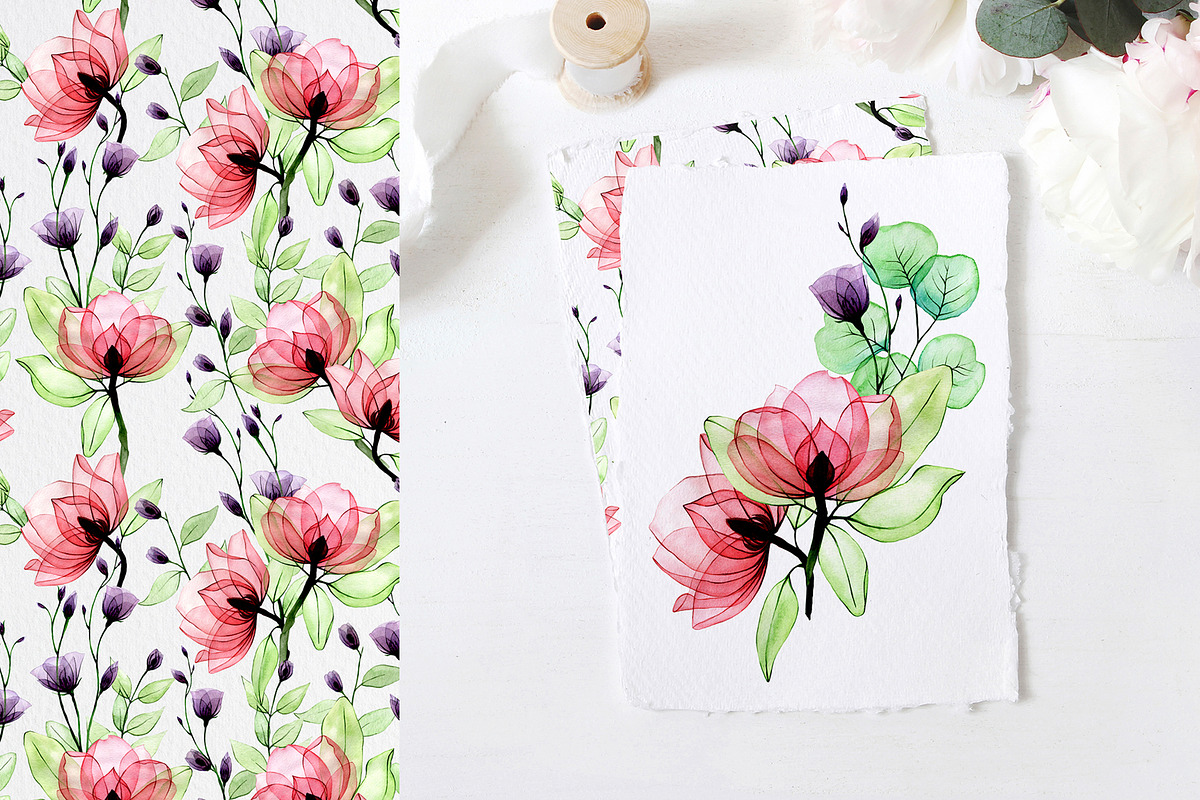 Wild roses. Watercolor flowers., a Decorative Illustration by made by Tanya (Photo 4 of 7)