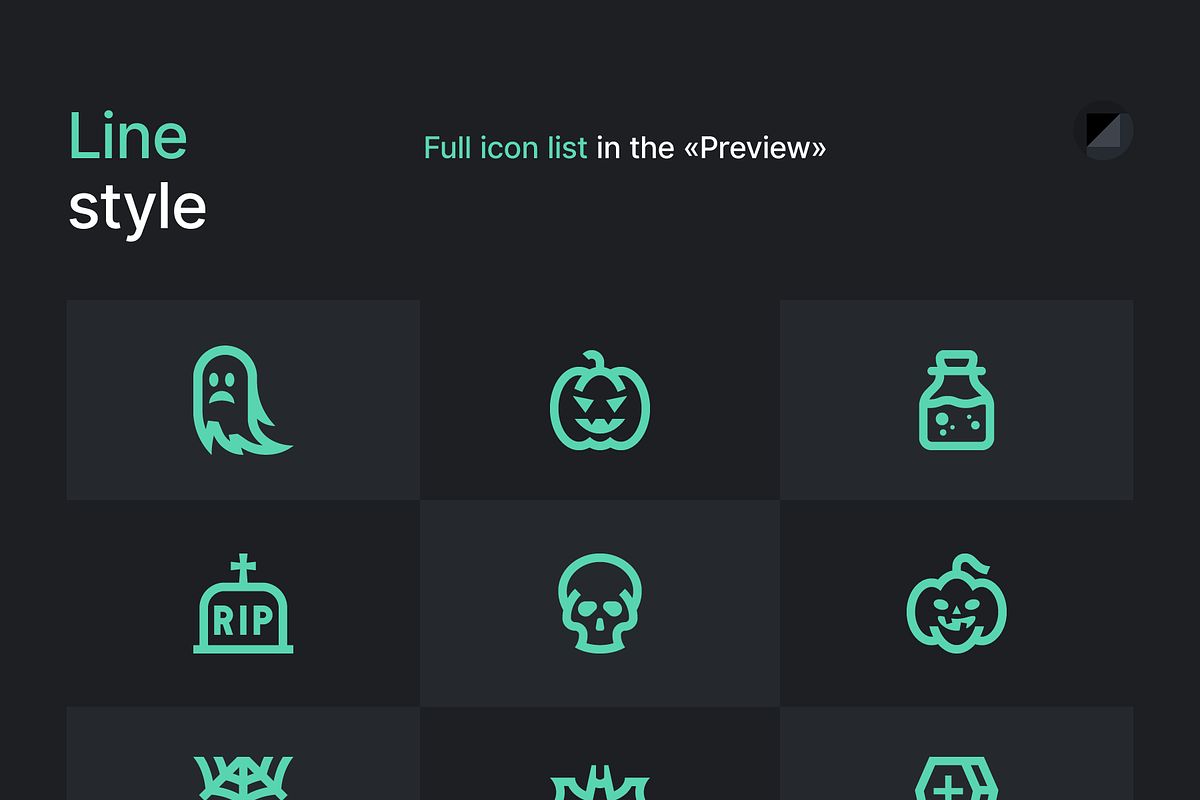Basicons / Halloween / Full pack, a Duotone Icon by Danil Polshin (Photo 3 of 6)