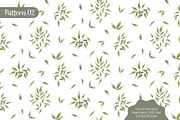 Watercolor Leaves Seamless Pattern, a Pattern Graphic by Tayla de Beer (Thumbnail 4 of 9)