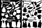 Vector kitchen utensils, an Illustration by risovanya (Thumbnail 3 of 3)