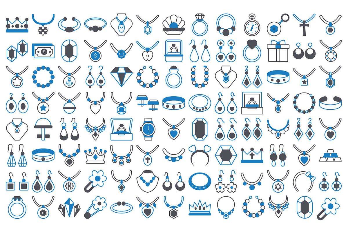 Elegant Jewelry Icon Pack, an Icon by Vector Portal (Photo 4 of 5)