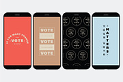 Voting Badges, an Illustration by Mere Hunter (Thumbnail 3 of 4)