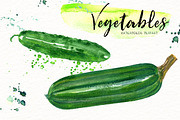 Vegetables. Watercolor clipart., an Illustration by LABFcreations (Thumbnail 11 of 11)
