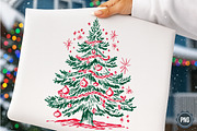 Christmas Line Art Png - Tree PNG, an Illustration by SinaCreation (Thumbnail 1 of 7)
