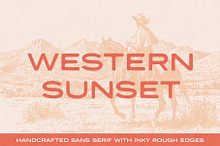 Western Sunset Sans Serif Font