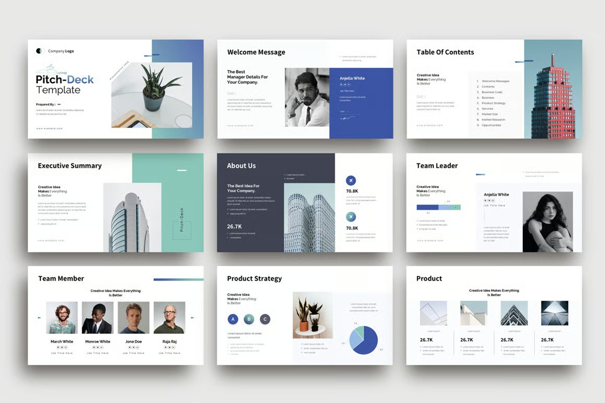 Business Plan Presentation Template, a Presentation Template by Fit-tee (Photo 4 of 4)