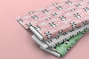 Cute panda seamless pattern, a Pattern Graphic by Digital Studio (Thumbnail 2 of 7)