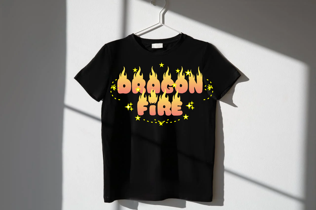 Dragon Fire - Bold Flame Font, a Sans Serif Font by KiddoGlyphs Studio (Photo 3 of 5)
